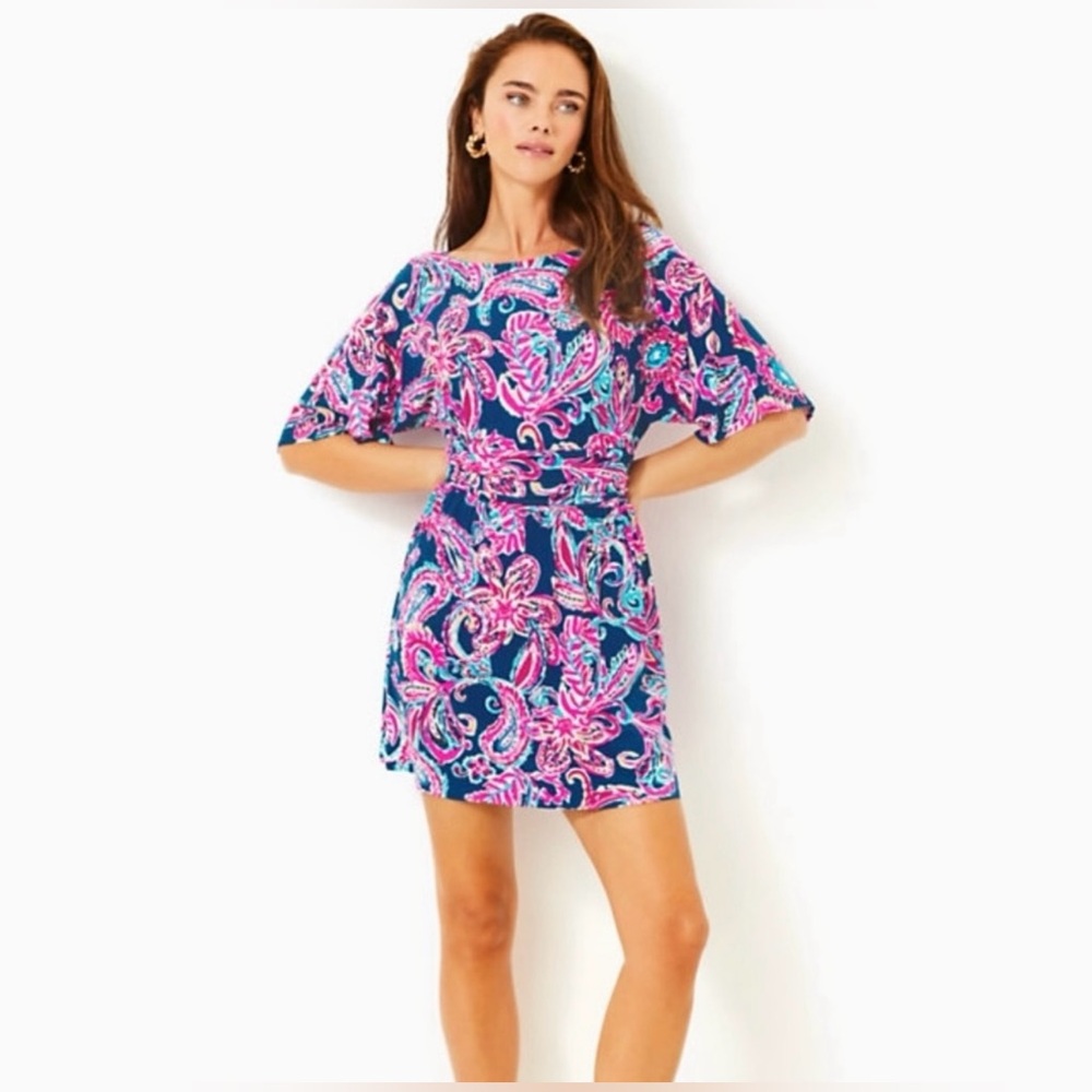 Lilly Pulitzer Parigi Boat Neck Romper - Size M